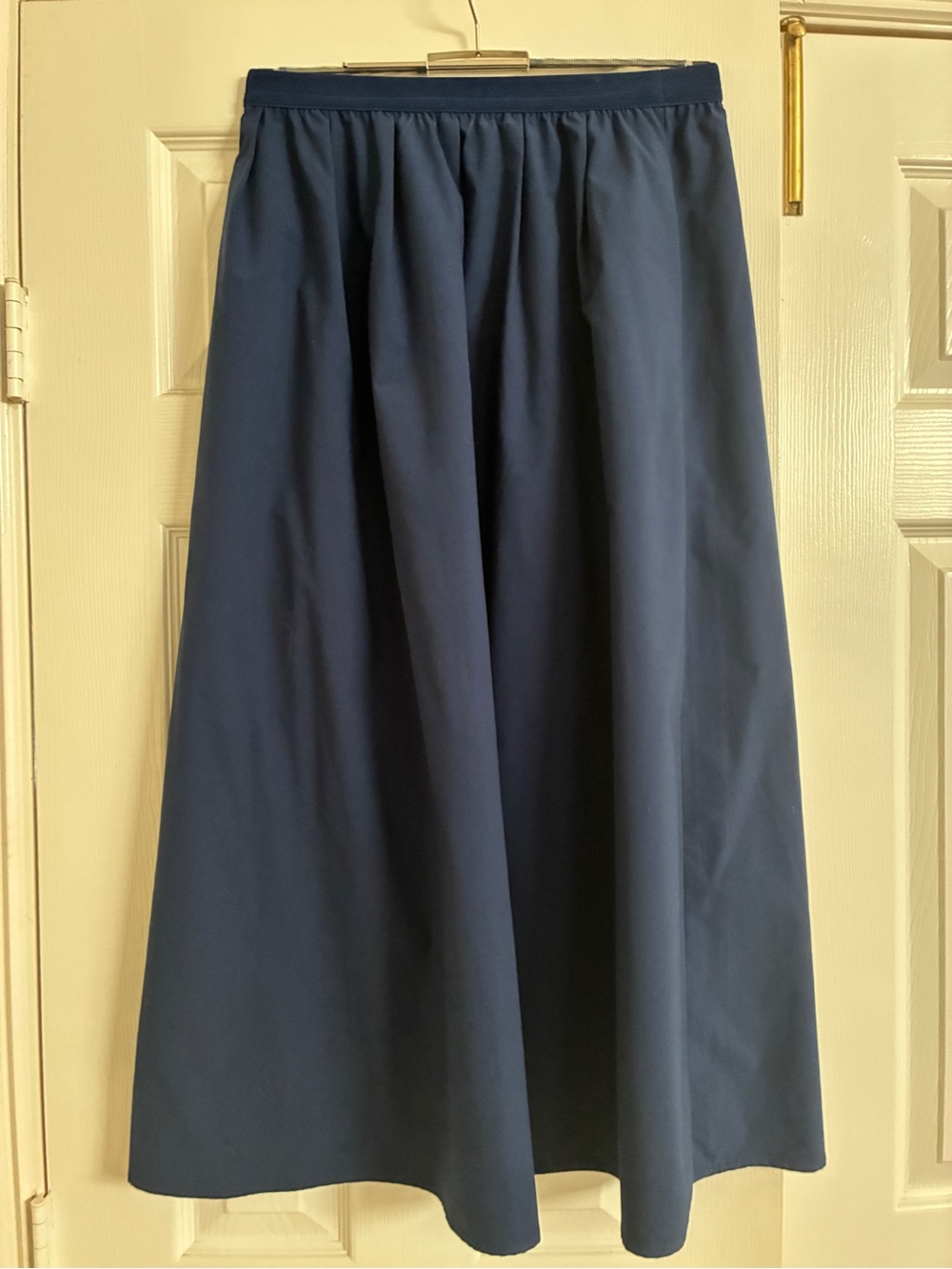 Uniqlo Navy A-Line Maxi Skirt - Women Asian Size M